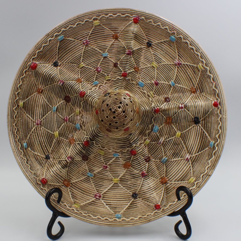 Tilso Sombrero Divided Party Tray W/Toothpick Hold